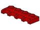 4315-5G Scharnier 1x4 met 4 vingers (oa autodak) rood gebruikt *0L034