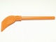 4332-29 Bezem (zwiep) oranje, aardekleurig NIEUW *0D0000