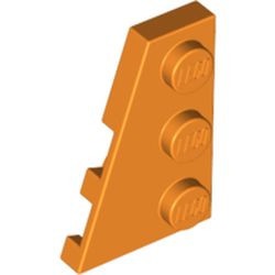43723-4G Wig plaat 2x3 links oranje gebruikt *1G018