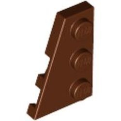 43723-88 Wig plaat 2x3 links bruin, roodachtig NIEUW *1B229