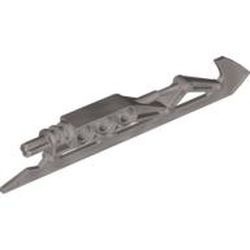 44032-66G Bionicle Weapon Ice Skate / Ice Blade Half grijs, lichtparel gebruikt *