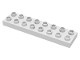 44524-1 DUPLO plaat 2x8 wit NIEUW *