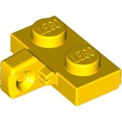 44567-3 Scharnierplaat 1x2- 1 vinger aan ZIJKANT geel NIEUW *1B298