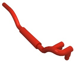 4467-5G Uitlaat rechts rood gebruikt *0L0000