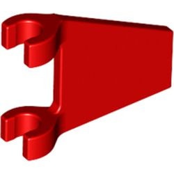 44676-5 Vlag 2x2 trapeze-vormig rood NIEUW *1B057