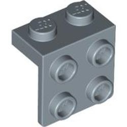 44728-55 Verbindingsplaat 1x2- 2x2 blauw, zandkleurig NIEUW *1B258