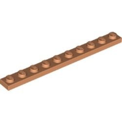 4477-28 Platte plaat 1x10 caramel NIEUW *5K000