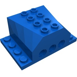 45407-7G Motorblok 4x6x2 blauw gebruikt *