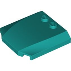 45677-39 Wig 4x4x2/3 (motorklep) turquoise, donker NIEUW *0L000
