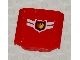 45677pb001-5G Wig 4x4x2/3 (motorklep) Brandweer logo klein (Sticker) rood gebruikt *5S005