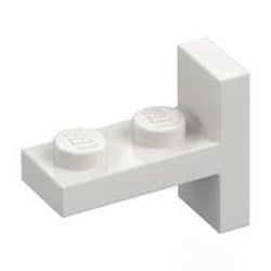 4585-1 Verbindingsplaat 1x2- 2x1 centraal wit NIEUW *5A037