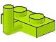 4623-34 Platte plaat 1x2 met haak bovenop lime NIEUW *1B330