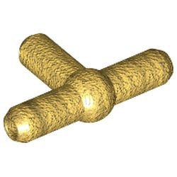 4697b-115 Pneumatica- T-stuk goud, parel NIEUW *0L0000