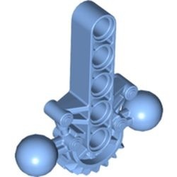 47306-42G Bionicle heupen met 2 kogels blauw, midden gebruikt *