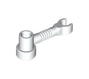 4735-1G Balk 1x3 met clip (robotarm) wit gebruikt *1E018