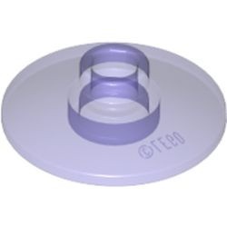 4740-51 Schotel 2x2 transparant paars NIEUW *1B047