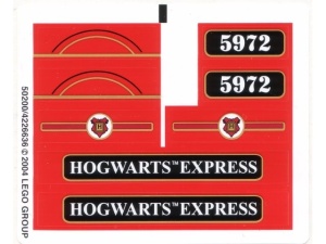 4758stk01 STICKER 4758 Harry Potter- Hiogwarts Express (2e editie) NIEUW *0S0000