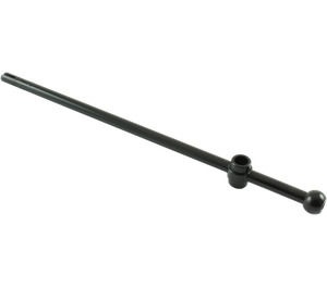 476-11 Bootmast lengte 12 open nop, knop zwart NIEUW *