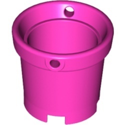 48245-47 Emmer 2x2x2 met gaten voor hendel roze, donker NIEUW *5C098