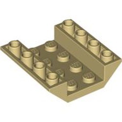 4854-2 Omgekeerde dakpan 45 graden 4x4 dubbel crème NIEUW *1L000