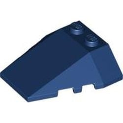 48933-63G Wig 4x4 steen twee noppen- inkepingen onder blauw, donker gebruikt *1D012