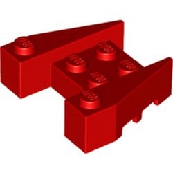 50373-5G WigSTEEN 3x4 verhoogde zijkanten met zijsleuven rood gebruikt *1D012