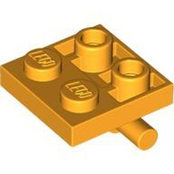 5066-110 Plaat 2x2 met hendel aan onderkant 5C020