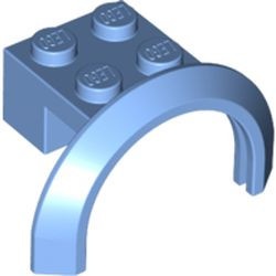 50745-42 Spatbord/sierboog 4 x 2 1/2 x 2 (HOGE boog) blauw, midden NIEUW *0B002