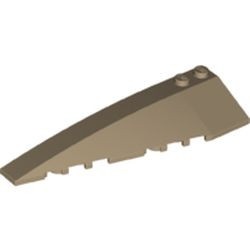 50955-69 Steen, wig 10x3 links crème,donker NIEUW *
