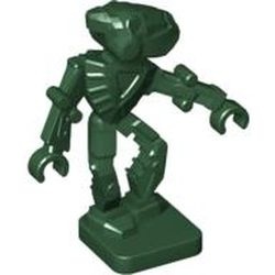 51636-80G Bionicle Mini - Toa Hordika Matau groen, donker gebruikt *5S083