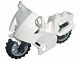 52035c01-1 Motorfiets (NIEUWE type) VERZENDING ALLEEN PER PAKKETPOST!! wit NIEUW *5D0000