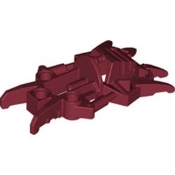 53542-59G Bionicle voet Toa Inika klauw rood, donker gebruikt *