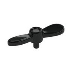 54568-11 Propellor twee bladen met kleine pin zwart NIEUW *0M0000