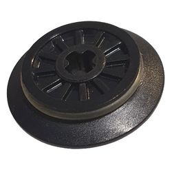 55423c01-11G Treinwiel middengroot met spaken,asgat en frictieband zwart gebruikt *0L0000