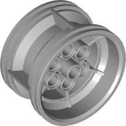 56908-86 Wiel 43.2 x 26 mm Technic Racing small, 6 pingaten (PAKKETPOST) grijs, licht (blauwachtig) NIEUW *5W000