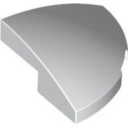 5852-1 Dakpan gebogen afgerond 2x2x2/3 hoek wit NIEUW *5B001