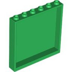59349-6G Paneel 1x6x5 (zijkanten) groen gebruikt *1F018