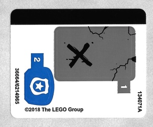60170stk01 STICKER 60170 Off-Road Chase NIEUW *0S0000