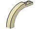 6060-2 Steen, boog 1x6x3 1/3 (90 graden) crème NIEUW *1L094