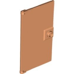 60616-28G Deur 1x4x6 met deurknop caramel gebruikt *1C031