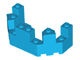 6066-153 Kasteel- kantelen 4x8x2 1/3 blauw, donkerazuur NIEUW *
