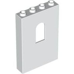 60808-1G Paneel 1x4x6 met raam zonder kanteel wit gebruikt *
