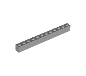 6112-86g Steen 1x12 grijs, licht (blauwachtig) gebruikt *1A049