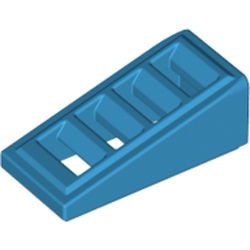 61409-153 Dakpan 18 graden 2x1 met vier sleuven blauw, donkerazuur NIEUW *1B194