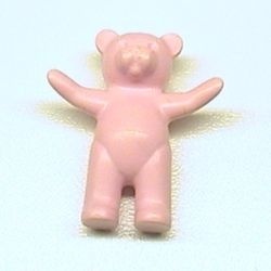 6186-23 Teddybeer (Belville) roze (klassiek) NIEUW *0D000