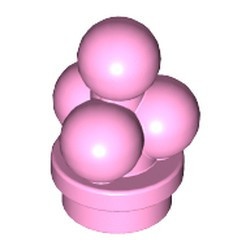 6254-104 IJsco vijf bolletjes roze, helder NIEUW *0W008