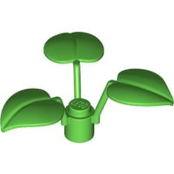 6255-36G Drie bladen groen, helder gebruikt *1L0000