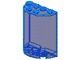 6259-14G Cylinder, half 2x4x4 transparant donkerblauw gebruikt *1F009