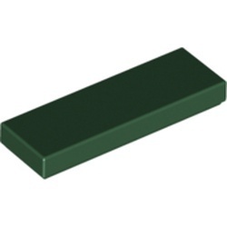 63864-80 Tegel 1x3 groen, donker NIEUW *1B111