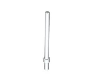 63965-1 Paal 6 noppen met stopring wit NIEUW *1B055
